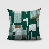Samie Patchwork  Indoor/Outdoor Reversible Square Pillow