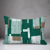 Samie Patchwork  Indoor/Outdoor Reversible Rectangular Pillow