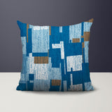 Samie Patchwork  Indoor/Outdoor Reversible Square Pillow