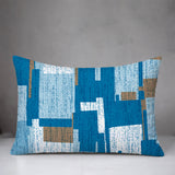 Samie Patchwork  Indoor/Outdoor Reversible Rectangular Pillow