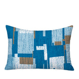 Samie Patchwork  Indoor/Outdoor Reversible Rectangular Pillow