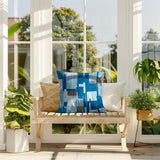 Samie Patchwork  Indoor/Outdoor Reversible Square Pillow