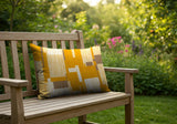 Samie Patchwork  Indoor/Outdoor Reversible Rectangular Pillow
