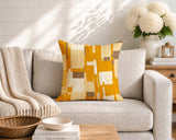 Samie Patchwork  Indoor/Outdoor Reversible Square Pillow