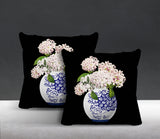 Sana Abstract Reversible Indoor/Outdoor Square Pillow