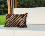 Sana Abstract Reversible Indoor/Outdoor Rectangular Pillow