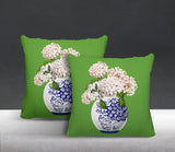 Sana Abstract Reversible Indoor/Outdoor Square Pillow
