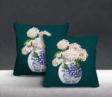 Sana Abstract Reversible Indoor/Outdoor Square Pillow
