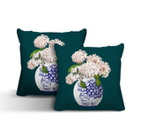 Sana Abstract Reversible Indoor/Outdoor Square Pillow