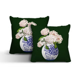 Sana Abstract Reversible Indoor/Outdoor Square Pillow