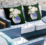 Sana Abstract Reversible Indoor/Outdoor Square Pillow