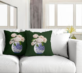 Sana Abstract Reversible Indoor/Outdoor Square Pillow
