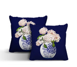 Sana Abstract Reversible Indoor/Outdoor Square Pillow