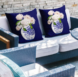 Sana Abstract Reversible Indoor/Outdoor Square Pillow