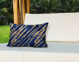 Sana Abstract Reversible Indoor/Outdoor Rectangular Pillow