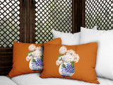 Sana Abstract Reversible Indoor/Outdoor Rectangular Pillow