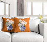 Sana Abstract Reversible Indoor/Outdoor Square Pillow