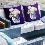Sana Abstract Reversible Indoor/Outdoor Square Pillow