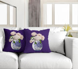 Sana Abstract Reversible Indoor/Outdoor Square Pillow