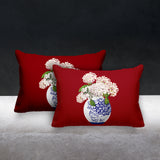 Sana Abstract Reversible Indoor/Outdoor Rectangular Pillow