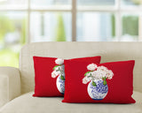 Sana Abstract Reversible Indoor/Outdoor Rectangular Pillow