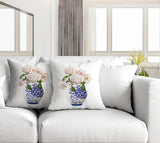 Sana Abstract Reversible Indoor/Outdoor Square Pillow