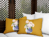Sana Abstract Reversible Indoor/Outdoor Rectangular Pillow