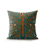 Sani Cheetah Print Faux Suede Square Indoor Pillow