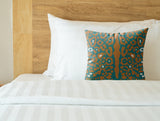 Sani Cheetah Print Faux Suede Square Indoor Pillow