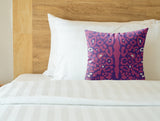 Sani Cheetah Print Faux Suede Square Indoor Pillow