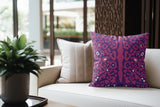 Sani Cheetah Print Faux Suede Square Indoor Pillow