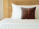 Sani Cheetah Print Faux Suede Square Indoor Pillow