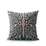 Sani Cheetah Print Faux Suede Square Indoor Pillow