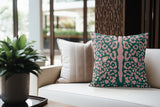 Sani Cheetah Print Faux Suede Square Indoor Pillow