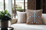 Sani Cheetah Print Faux Suede Square Indoor Pillow