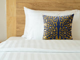 Sani Cheetah Print Faux Suede Square Indoor Pillow