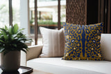Sani Cheetah Print Faux Suede Square Indoor Pillow