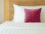 Sani Cheetah Print Faux Suede Square Indoor Pillow