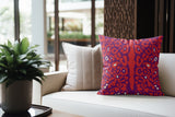 Sani Cheetah Print Faux Suede Square Indoor Pillow