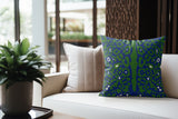 Sani Cheetah Print Faux Suede Square Indoor Pillow