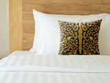 Sani Cheetah Print Faux Suede Square Indoor Pillow