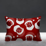 Santa Claus Object/Motif Reversible Indoor/Outdoor Rectangular Pillow
