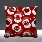 Santa Claus Object/Motif Reversible Indoor/Outdoor Square Pillow