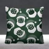 Santa Claus Object/Motif Reversible Indoor/Outdoor Square Pillow