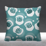 Santa Claus Object/Motif Reversible Indoor/Outdoor Square Pillow