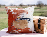 Sarian Abstract Reversible Indoor/Outdoor Square Pillow