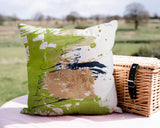 Sarian Abstract Reversible Indoor/Outdoor Square Pillow