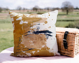 Sarian Abstract Reversible Indoor/Outdoor Square Pillow