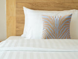 Sasha Zebra Print Faux Suede Square Indoor Pillow in Lavender Earth - Size 20x20
