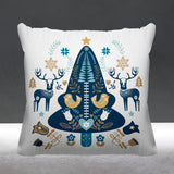 SCANDINAVIANCHRISTMAS Animal Reversible Indoor/Outdoor Square Pillow